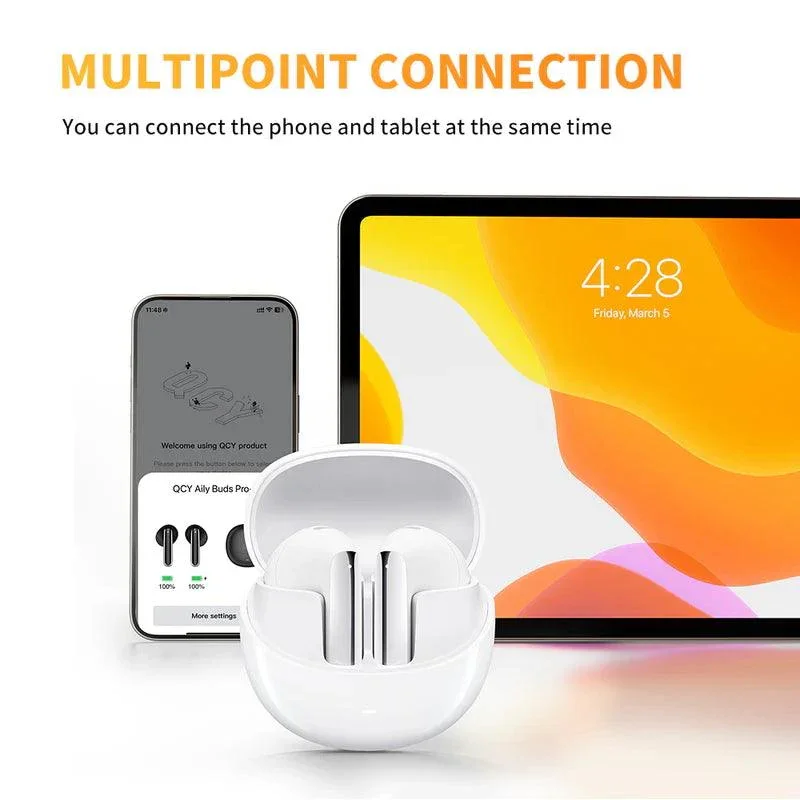 QCY AilyBuds Pro+ True Wireless Earbuds, Adaptive ANC, Hi-Res Audio - Image 16