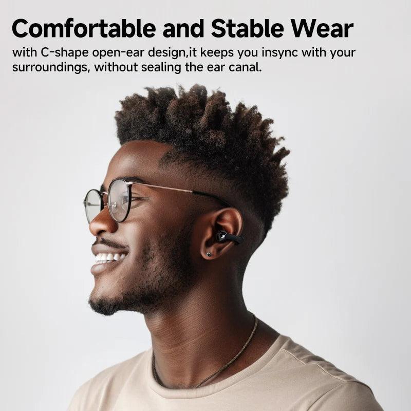 QCY Crossky C30 Open-Ear Clip Earbuds ,25 Hours of Playtime - Image 27