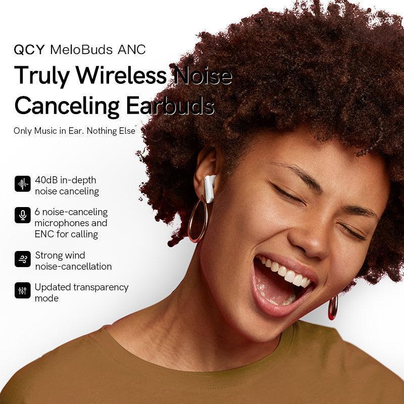 QCY MeloBuds ANC Wireless Earbuds, 40dB Hybrid ANC, 30H Playtime - Image 22