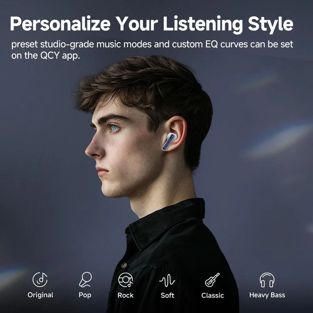 QCY MeloBuds Neo Wireless Earbuds, 24H Playtime, 68ms Low Latency - Image 6